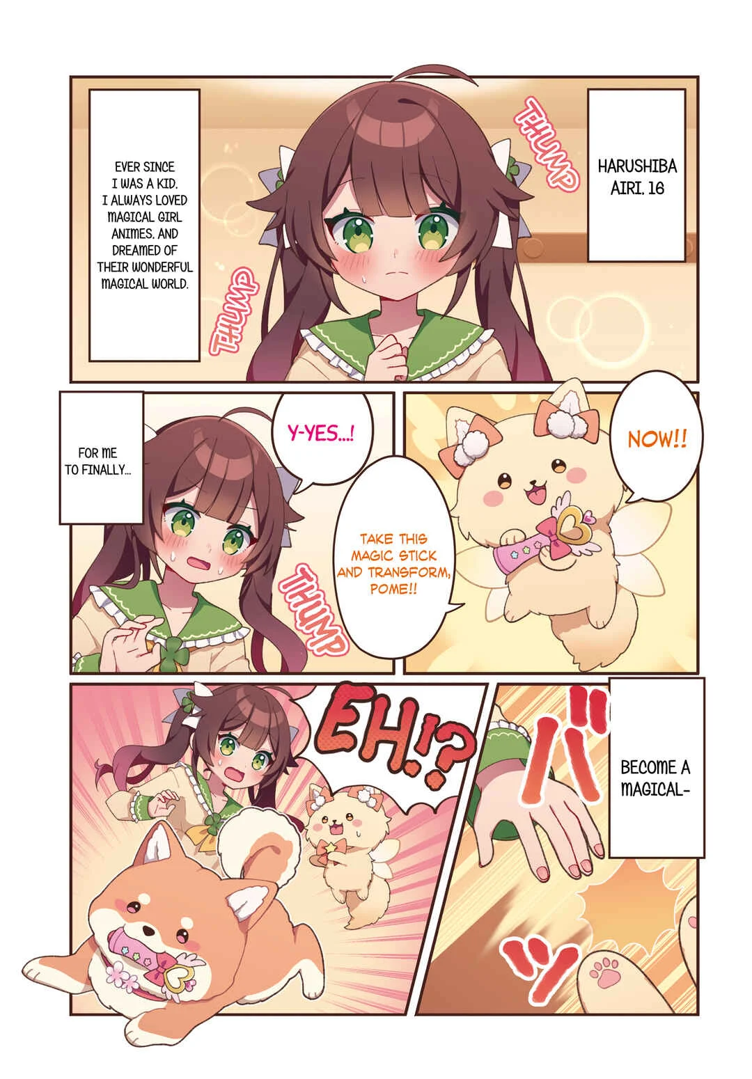 Magical Shiba Inu Hanamaru Chapter 1 - Page 1
