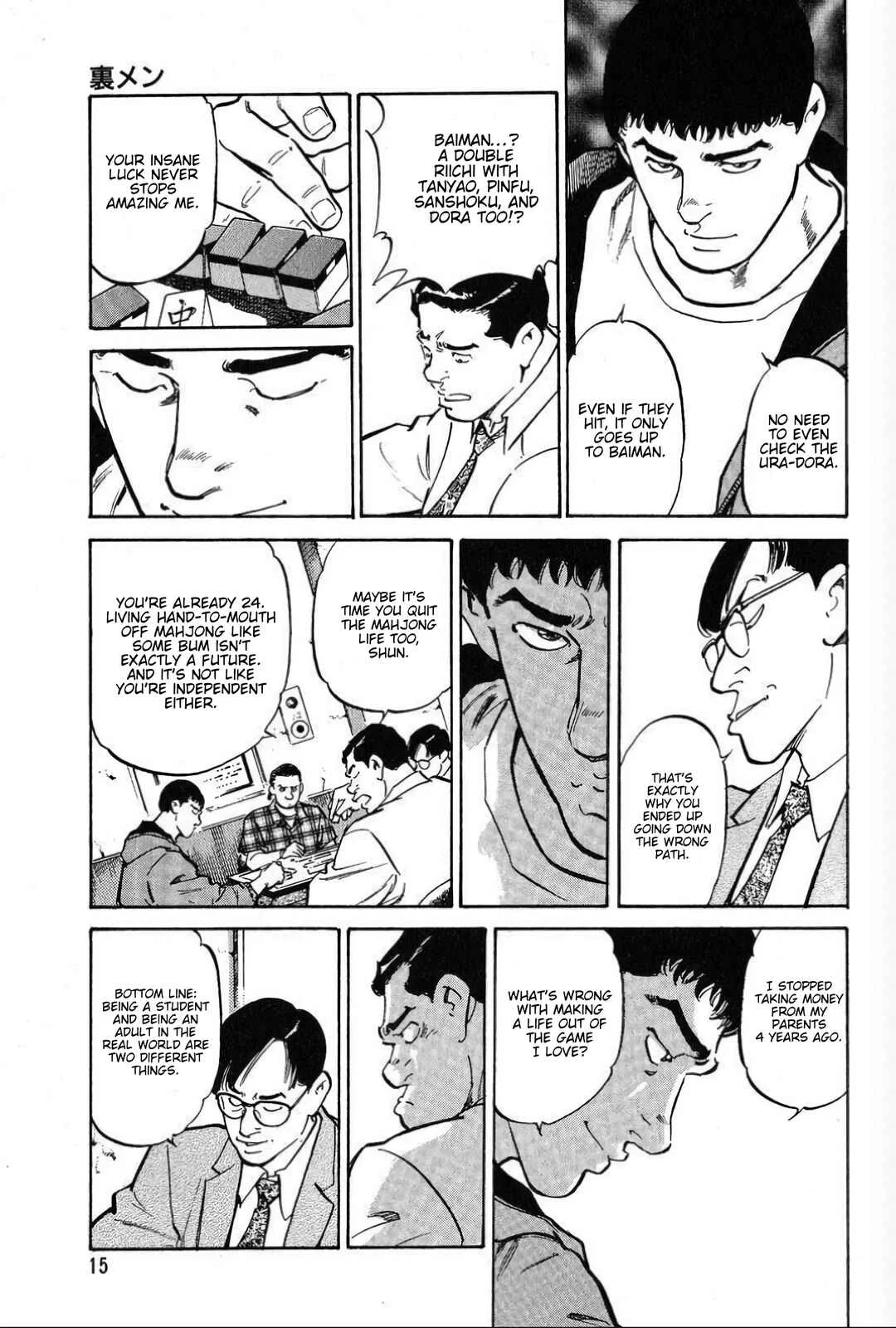Mahjong Hiryuu Densetsu Tenpai Chapter 1: The Underground Pro - Page 13