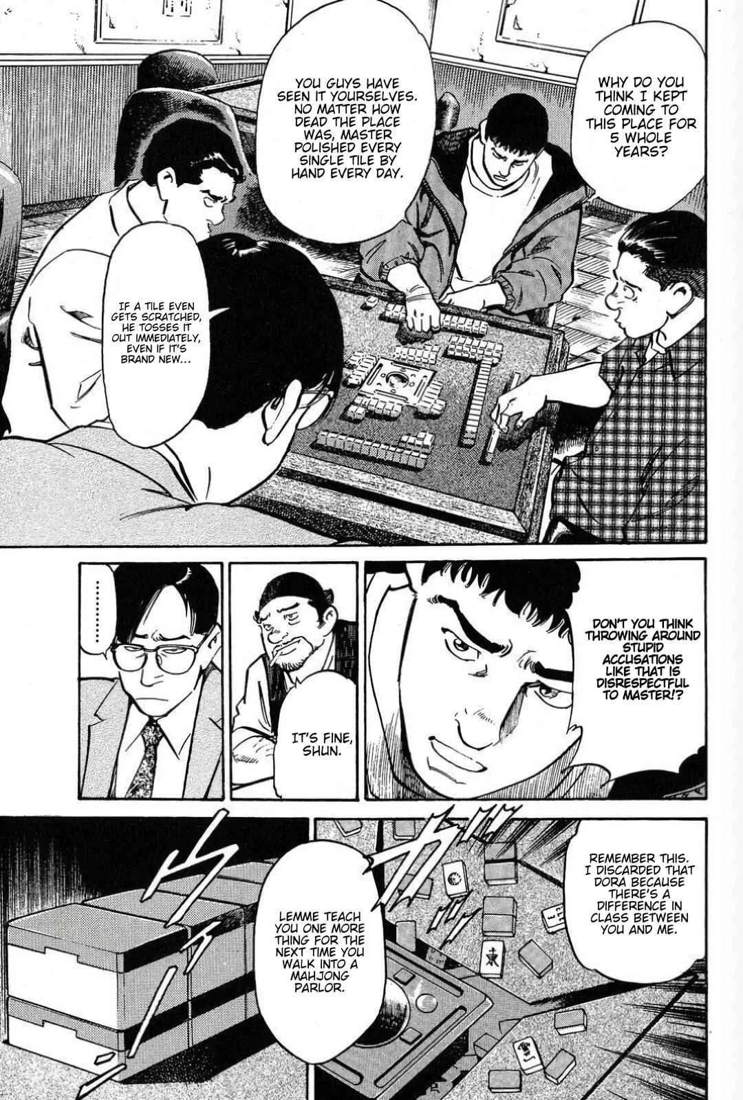 Mahjong Hiryuu Densetsu Tenpai Chapter 1: The Underground Pro - Page 17