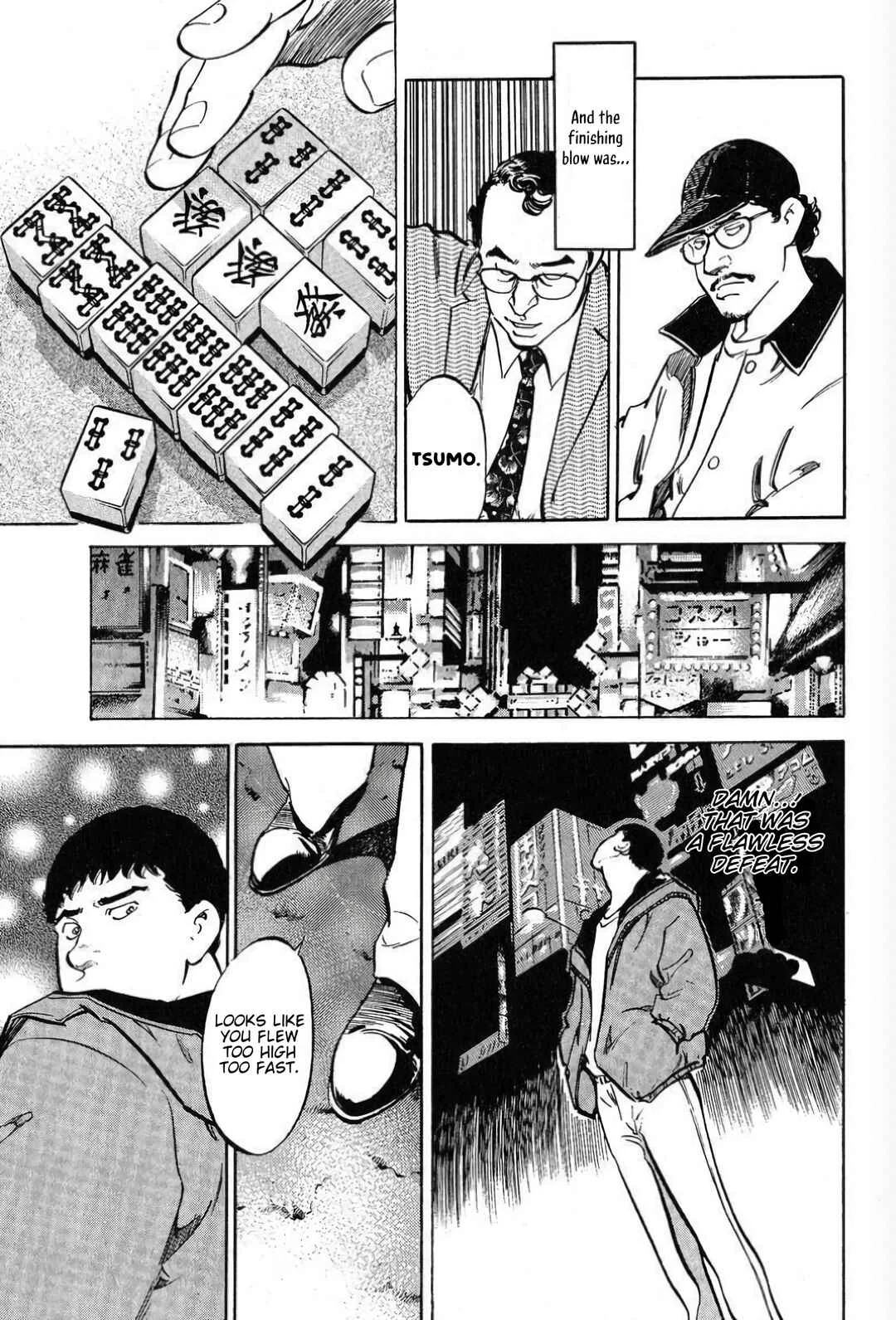 Mahjong Hiryuu Densetsu Tenpai Chapter 1: The Underground Pro - Page 35