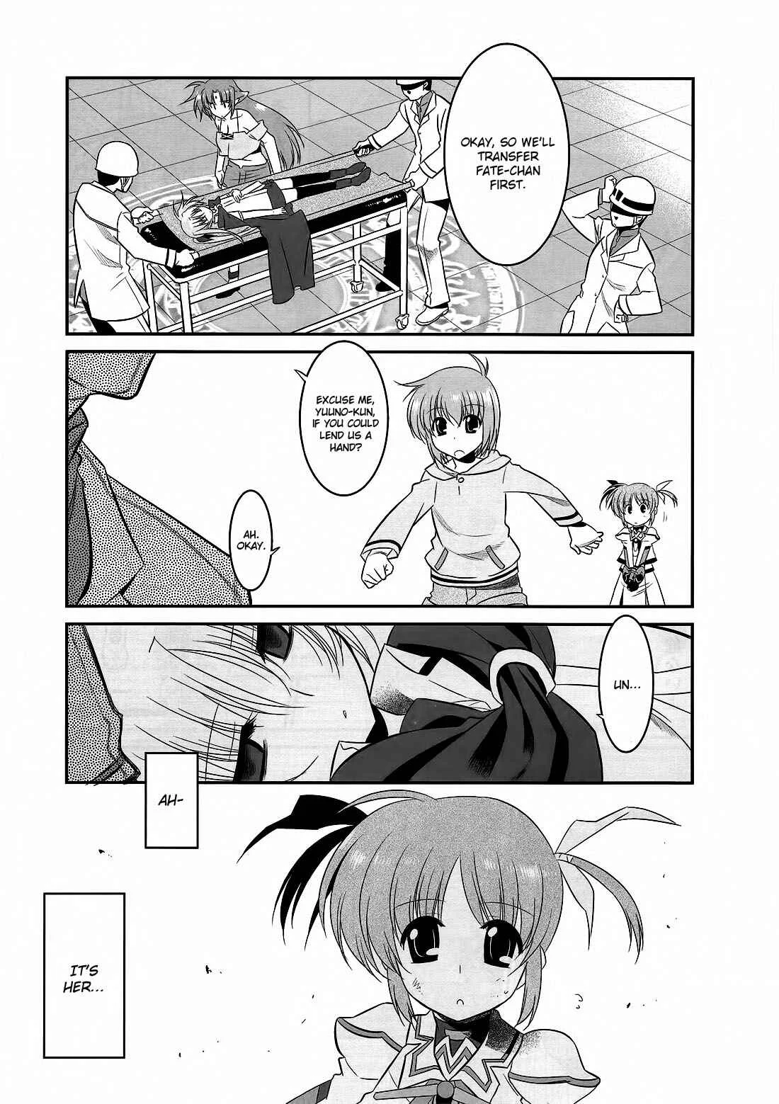 Mahou Shoujo Lyrical Nanoha Movie 1st the Comics Chapter 14: Therefore, the hand is held out - Page 3