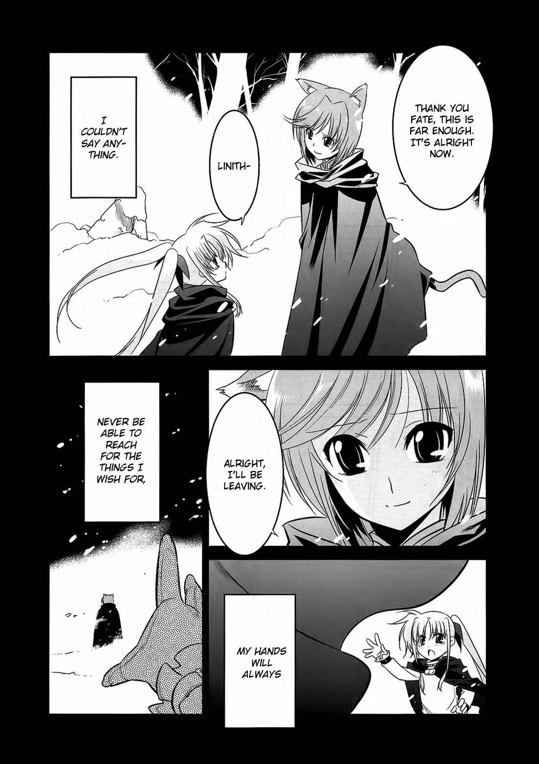 Mahou Shoujo Lyrical Nanoha Movie 1st the Comics Chapter 14: Therefore, the hand is held out - Page 9