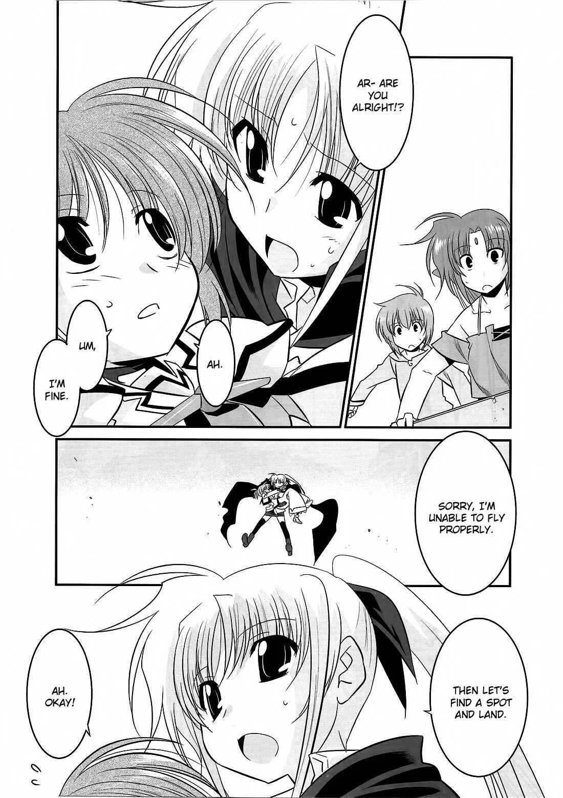 Mahou Shoujo Lyrical Nanoha Movie 1st the Comics Chapter 14: Therefore, the hand is held out - Page 14