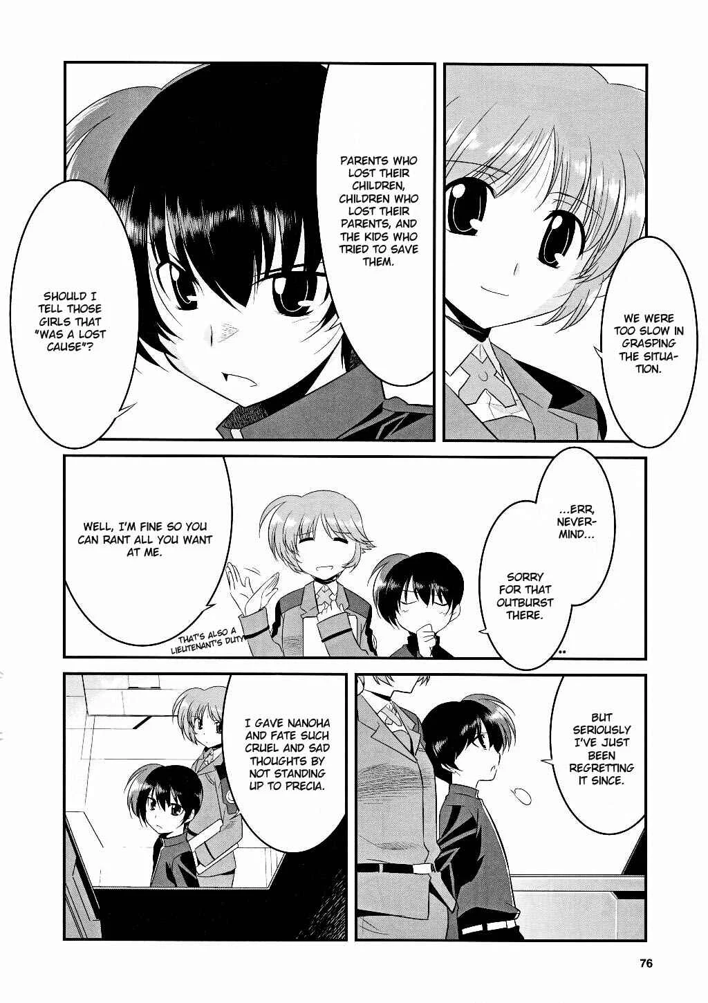 Mahou Shoujo Lyrical Nanoha Movie 1st the Comics Chapter 6: Distance - Page 14