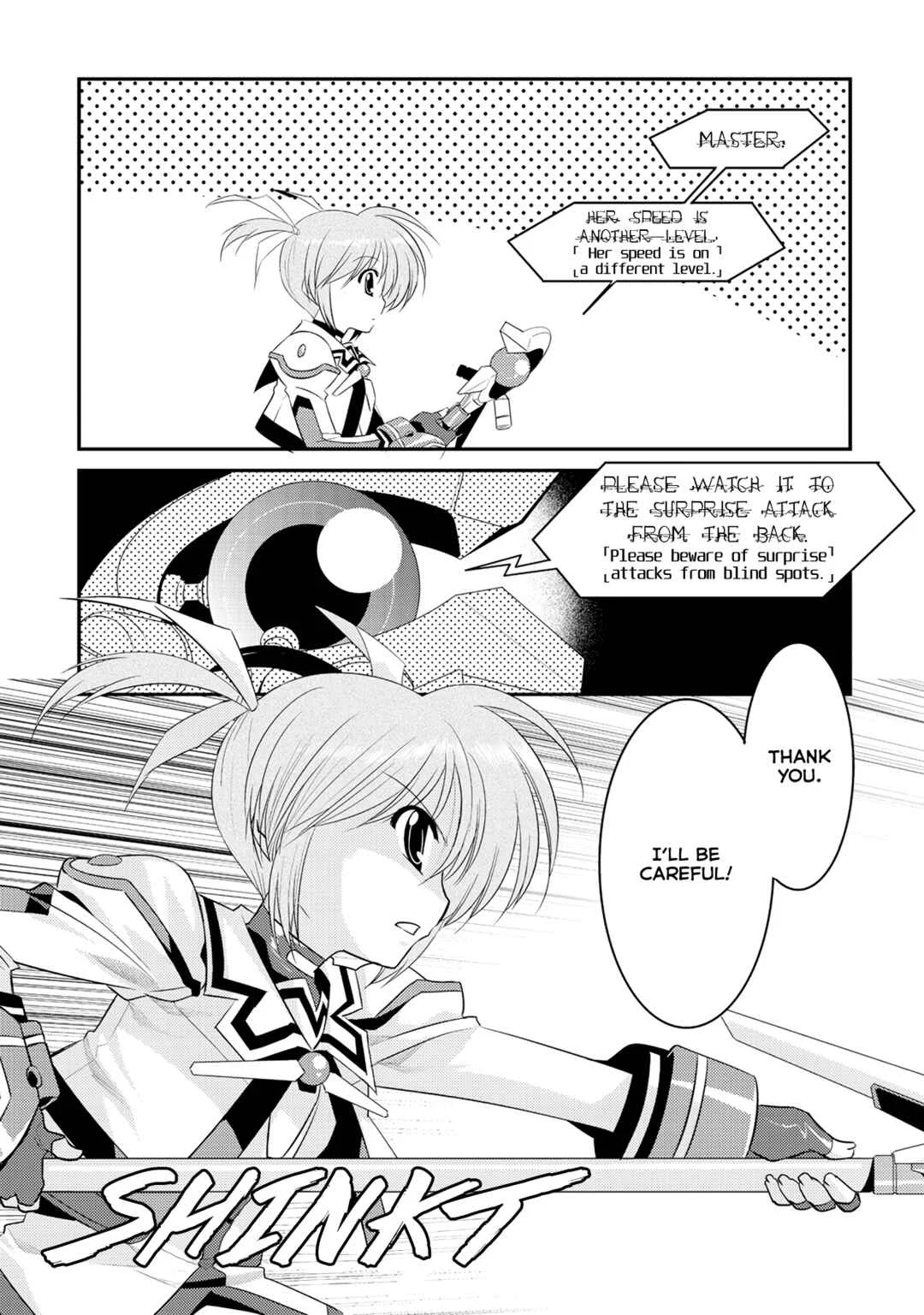 Mahou Shoujo Lyrical Nanoha Movie 1st the Comics Chapter 7: Say sorry,Say goodbye - Page 14