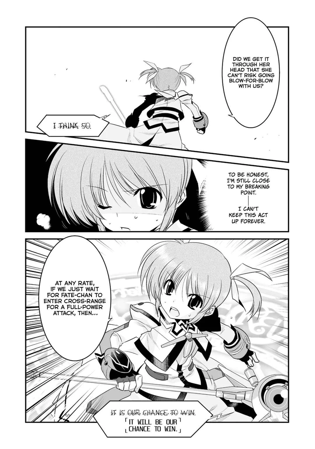 Mahou Shoujo Lyrical Nanoha Movie 1st the Comics Chapter 9: Believe in You - Page 14