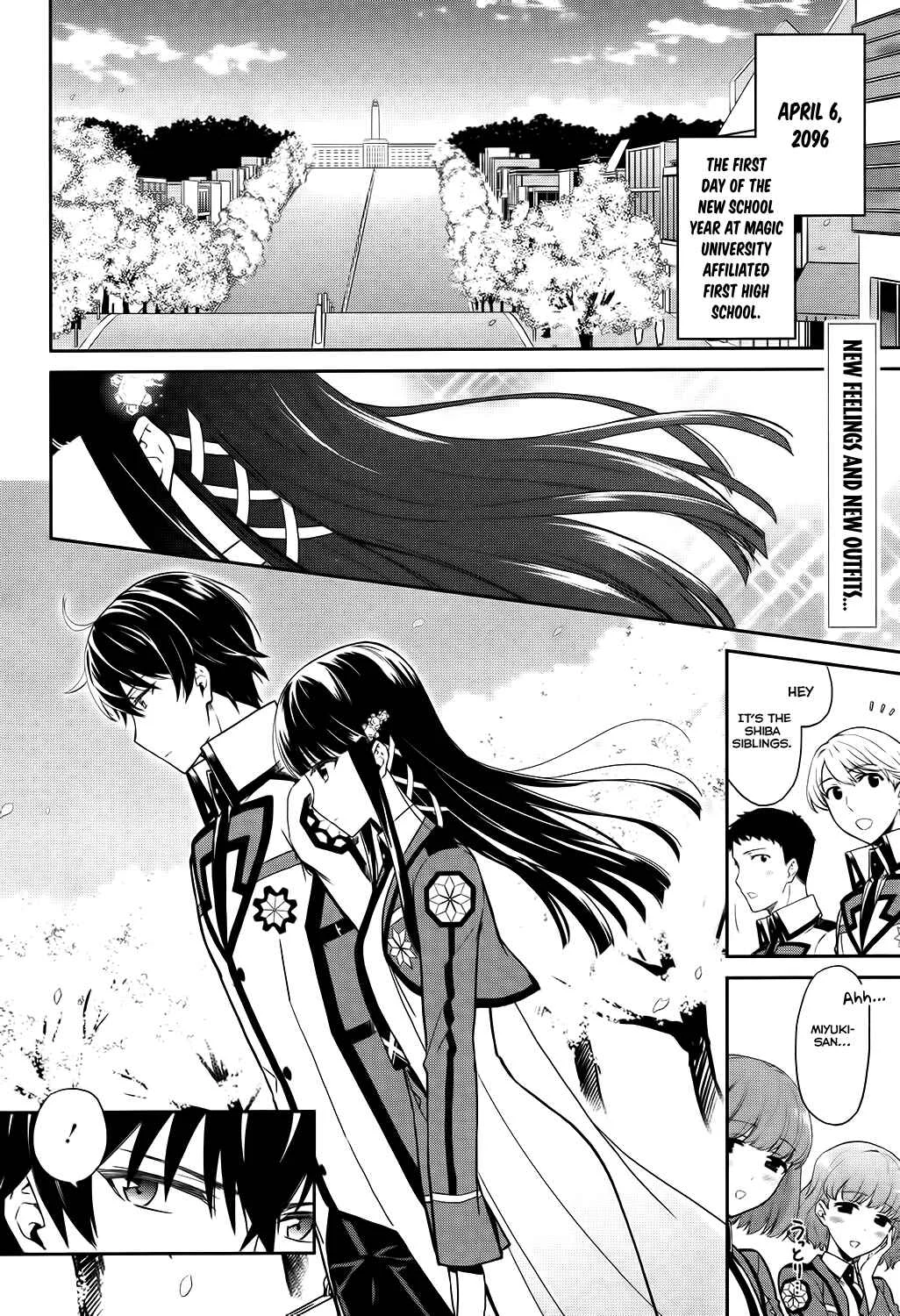 Mahouka Koukou no Rettousei - Double Seven-hen Chapter 5: New School Year - Page 4