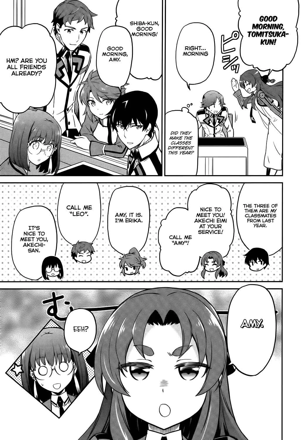 Mahouka Koukou no Rettousei - Double Seven-hen Chapter 5: New School Year - Page 13