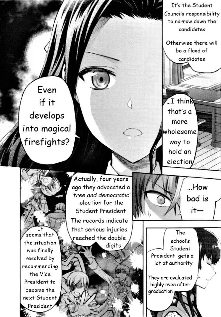 Mahouka Koukou no Rettousei - Kaichou Senkyo-hen Chapter 3: Persuasion - Page 8