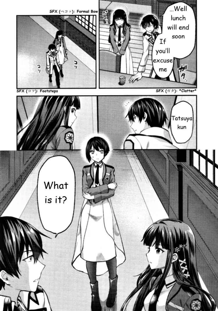 Mahouka Koukou no Rettousei - Kaichou Senkyo-hen Chapter 4: The Day Before the Election (I) - Page 9