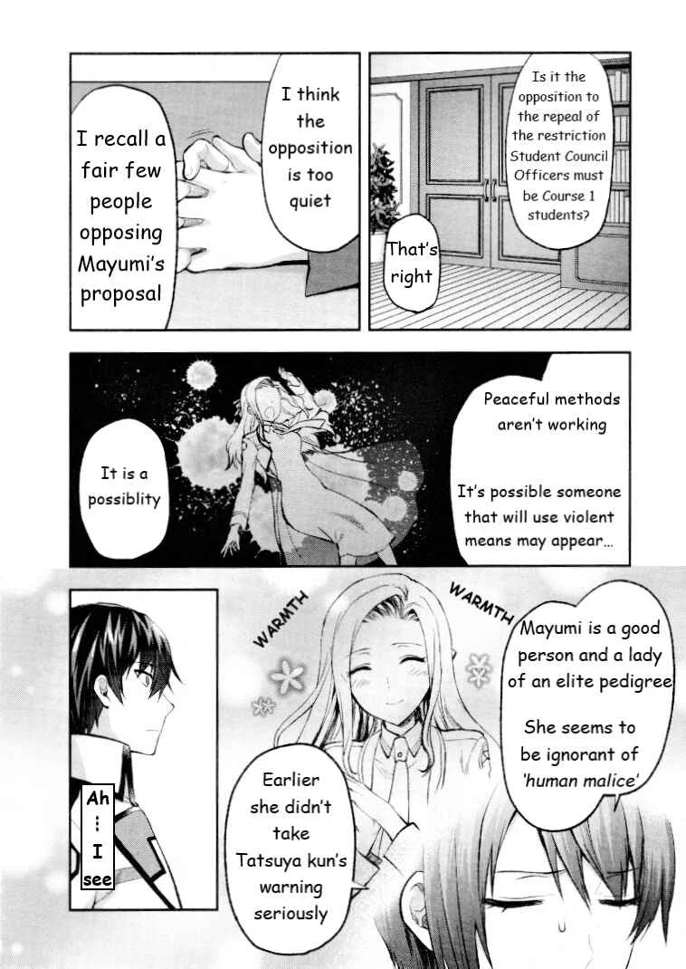 Mahouka Koukou no Rettousei - Kaichou Senkyo-hen Chapter 4: The Day Before the Election (I) - Page 12