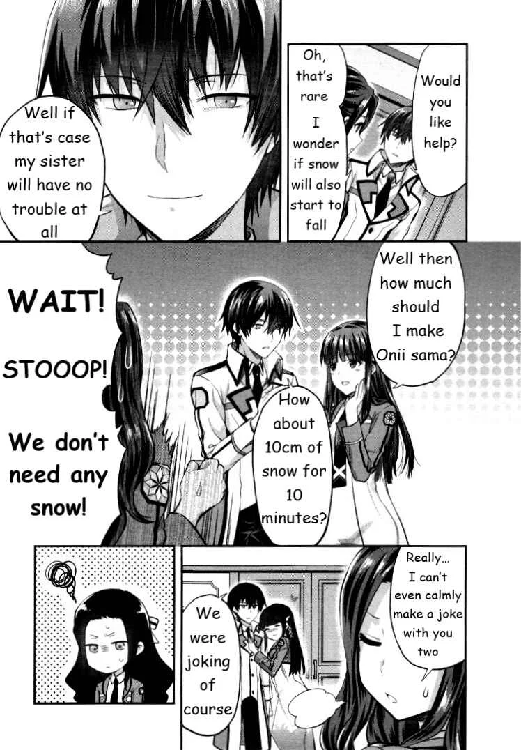 Mahouka Koukou no Rettousei - Kaichou Senkyo-hen Chapter 5: The Day Before the Election (II) - Page 7