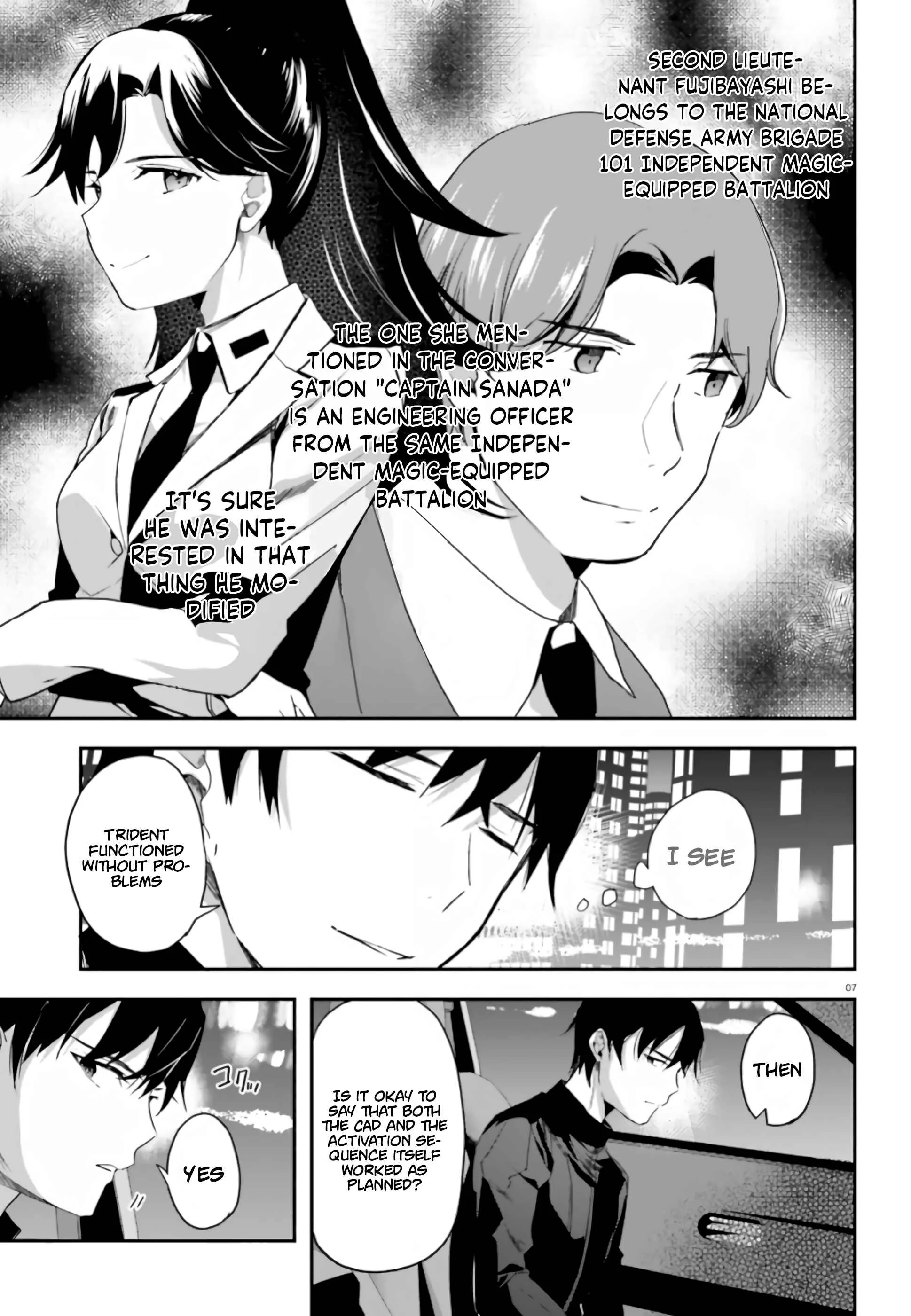 Mahouka Koukou no Rettousei - Shiba Tatsuya Ansatsu Keikaku Chapter 3: Reconnaissance​ - Page 8