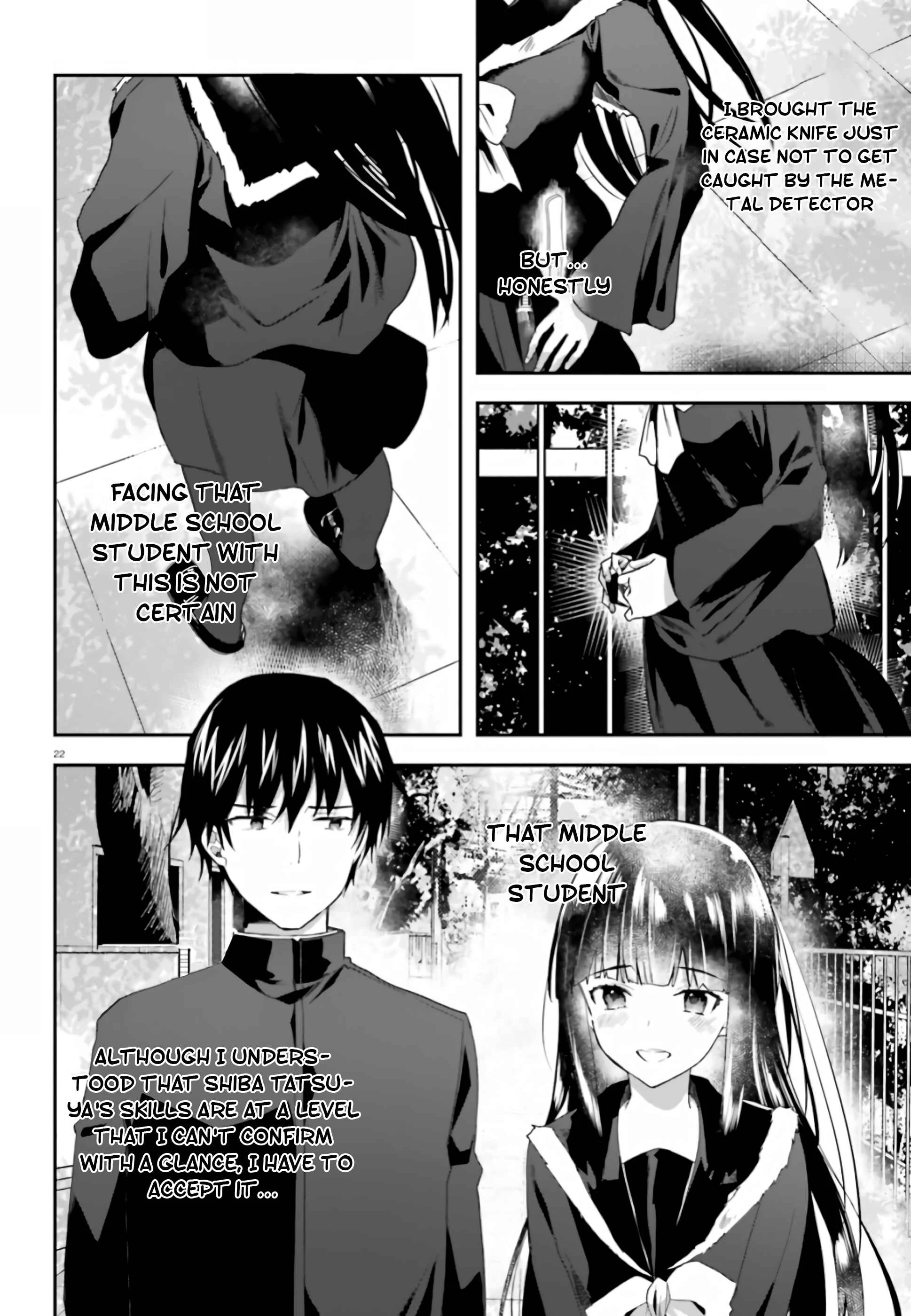 Mahouka Koukou no Rettousei - Shiba Tatsuya Ansatsu Keikaku Chapter 3: Reconnaissance​ - Page 23