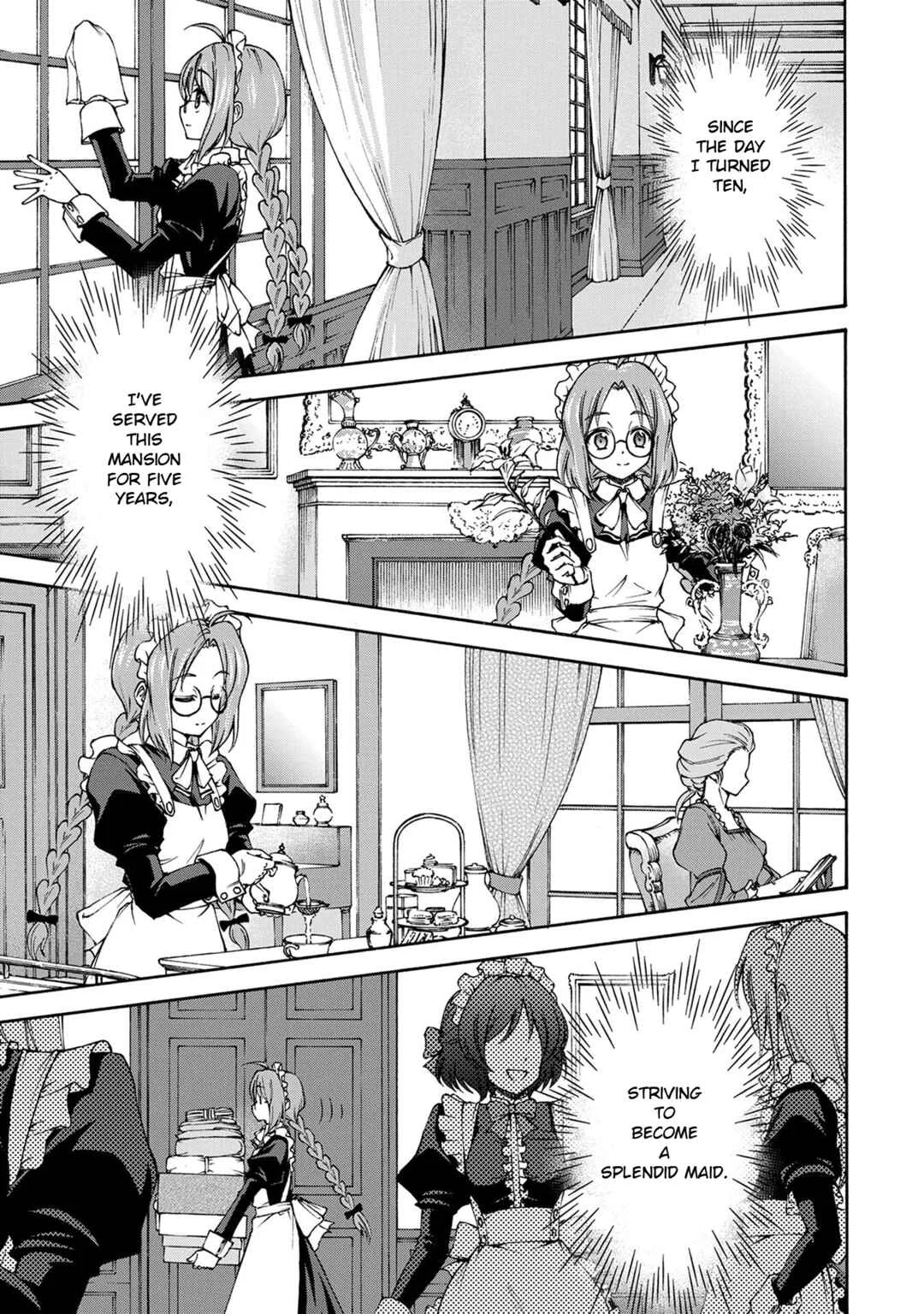 Maid nara Touzen desu. ~Nureginu wo Kiserareta Bannou Maid-san wa Tabi ni Deru Koto ni shimashita.~ Chapter 1: The Million Gold Maid - Page 10