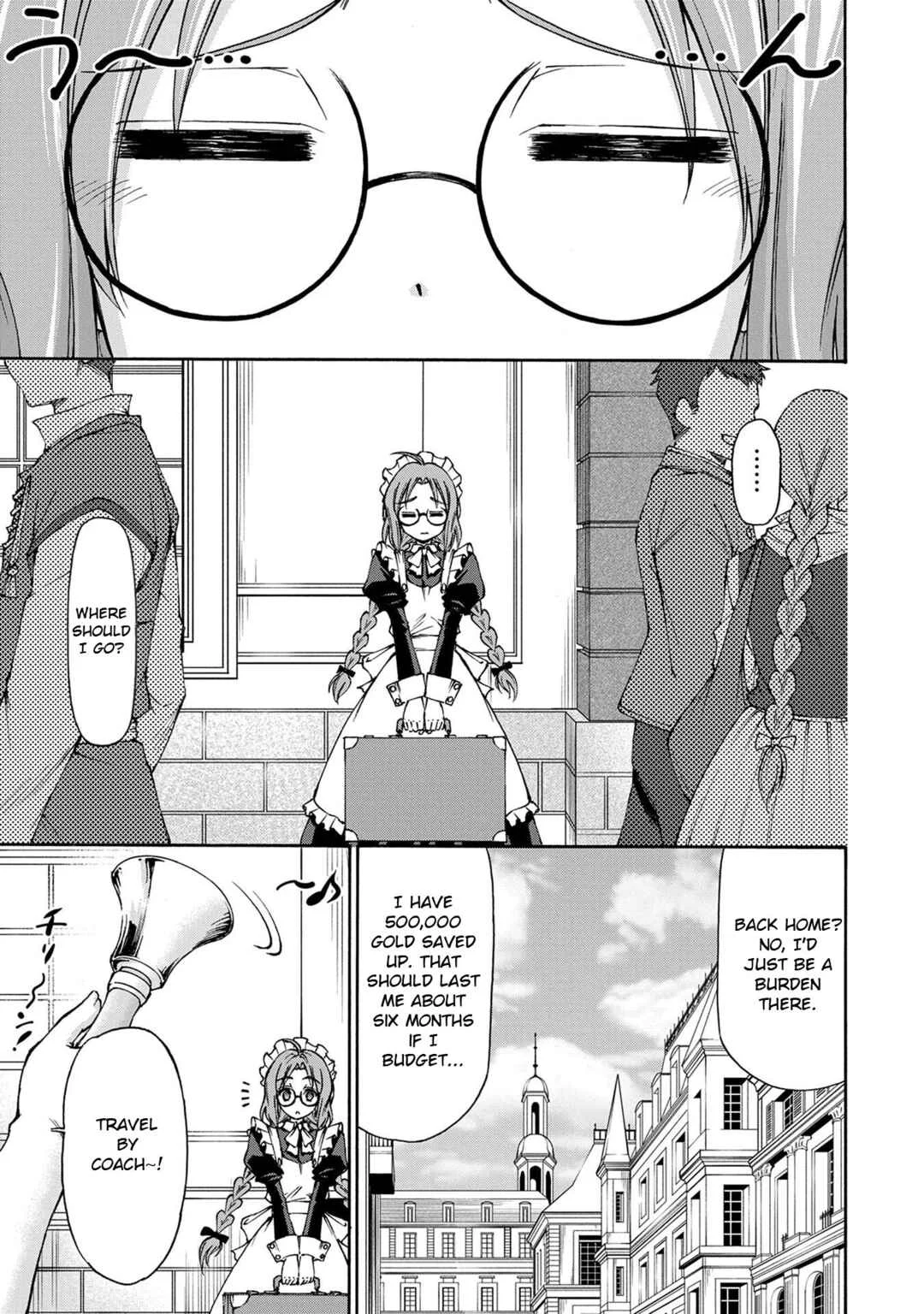 Maid nara Touzen desu. ~Nureginu wo Kiserareta Bannou Maid-san wa Tabi ni Deru Koto ni shimashita.~ Chapter 1: The Million Gold Maid - Page 18