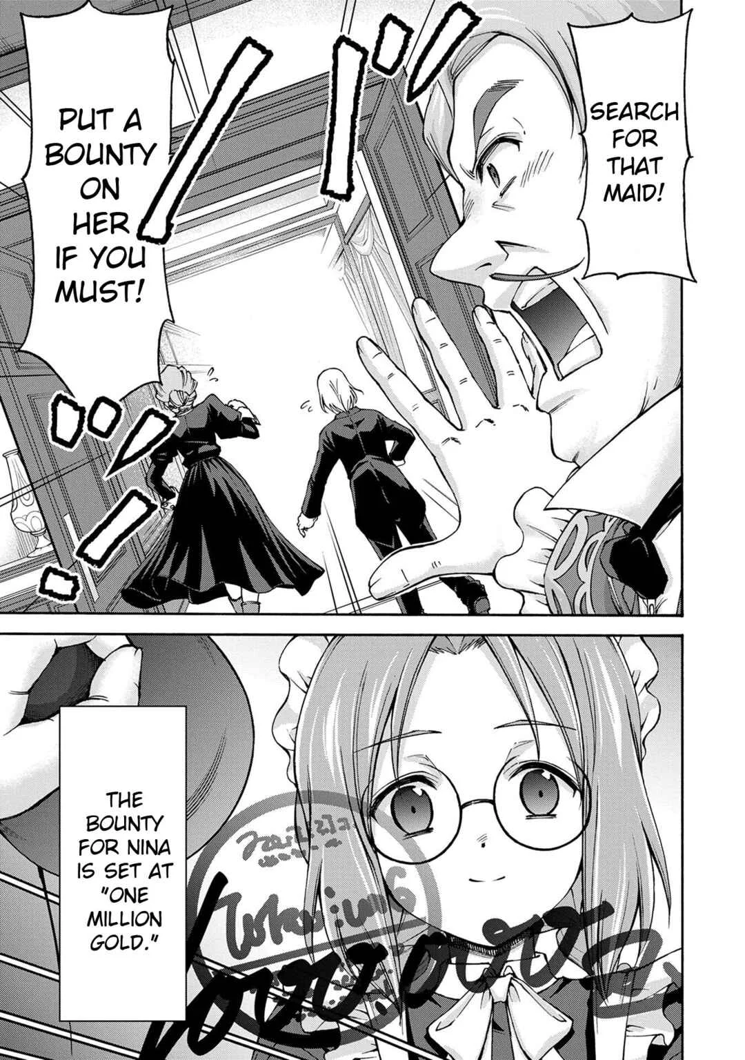 Maid nara Touzen desu. ~Nureginu wo Kiserareta Bannou Maid-san wa Tabi ni Deru Koto ni shimashita.~ Chapter 1: The Million Gold Maid - Page 24