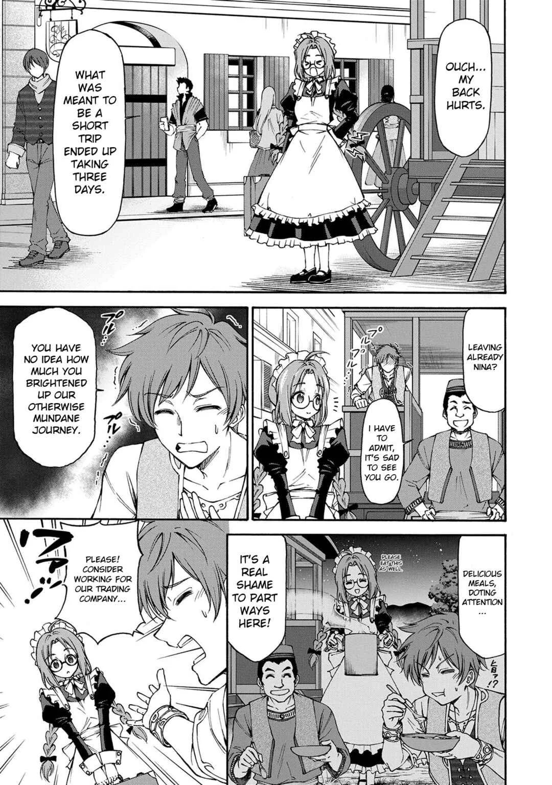 Maid nara Touzen desu. ~Nureginu wo Kiserareta Bannou Maid-san wa Tabi ni Deru Koto ni shimashita.~ Chapter 1: The Million Gold Maid - Page 26