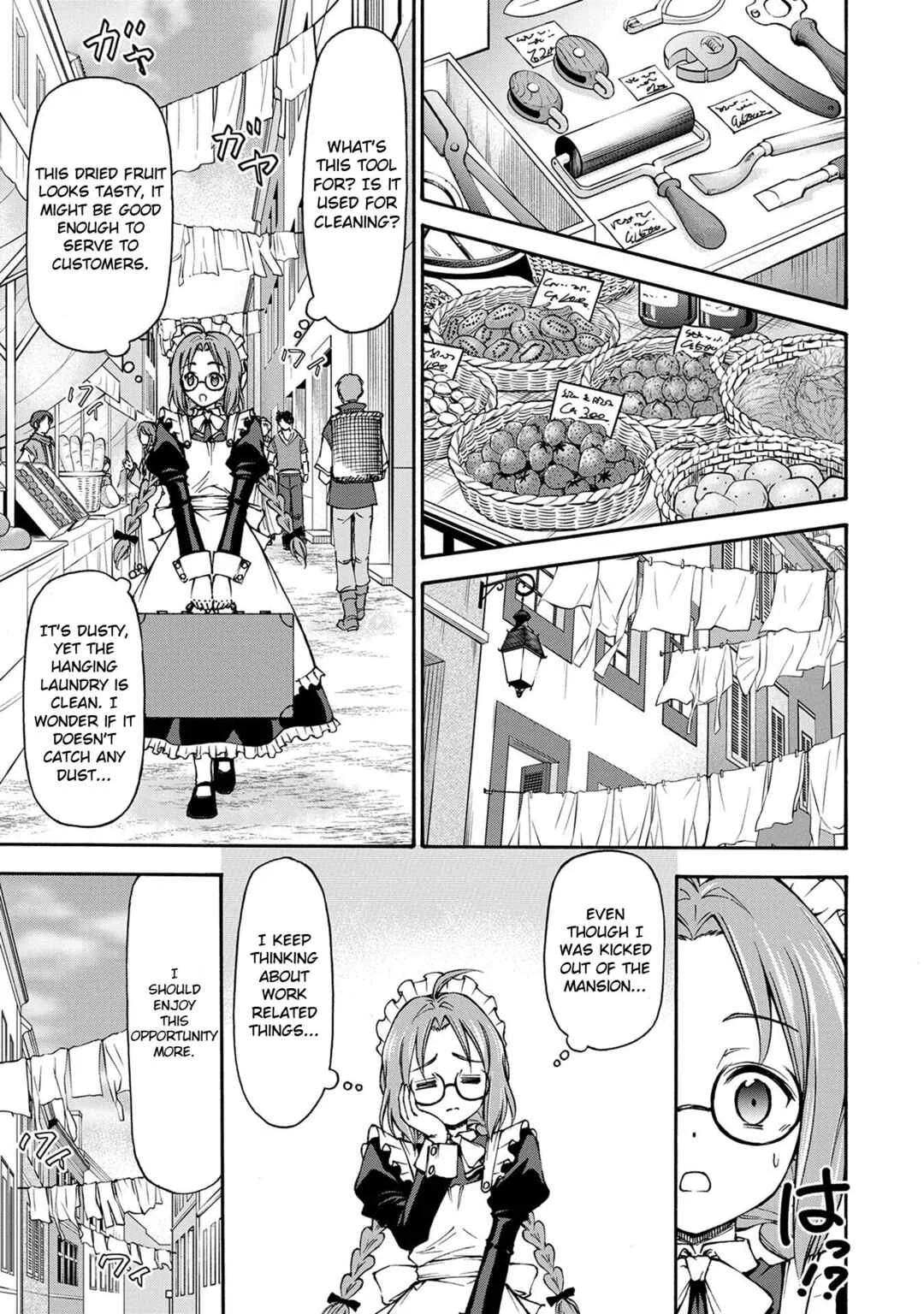 Maid nara Touzen desu. ~Nureginu wo Kiserareta Bannou Maid-san wa Tabi ni Deru Koto ni shimashita.~ Chapter 1: The Million Gold Maid - Page 28