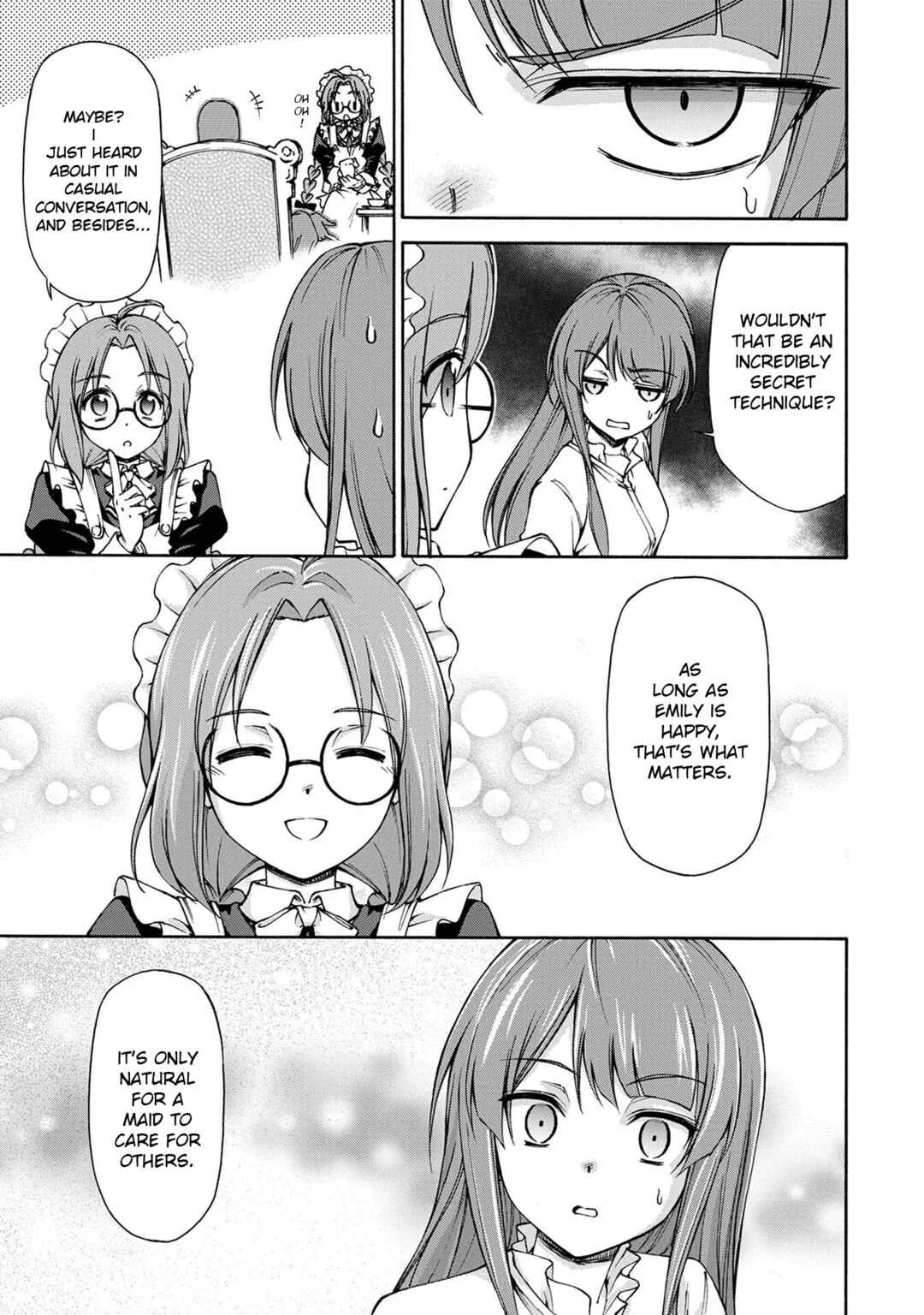 Maid nara Touzen desu. ~Nureginu wo Kiserareta Bannou Maid-san wa Tabi ni Deru Koto ni shimashita.~ Chapter 2: Emily the Permanent Rookie - Page 11