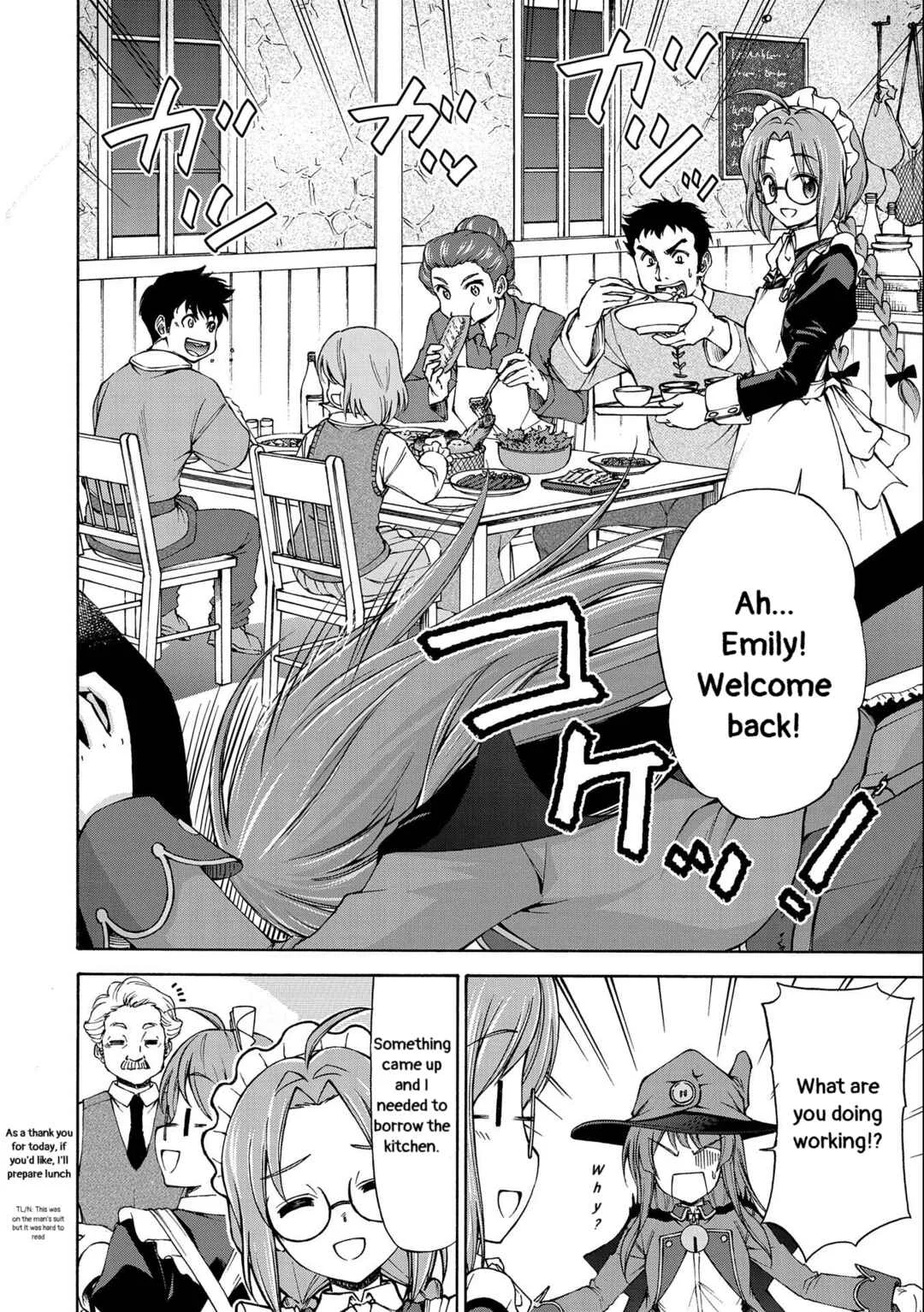 Maid nara Touzen desu. ~Nureginu wo Kiserareta Bannou Maid-san wa Tabi ni Deru Koto ni shimashita.~ Chapter 3 - Page 14