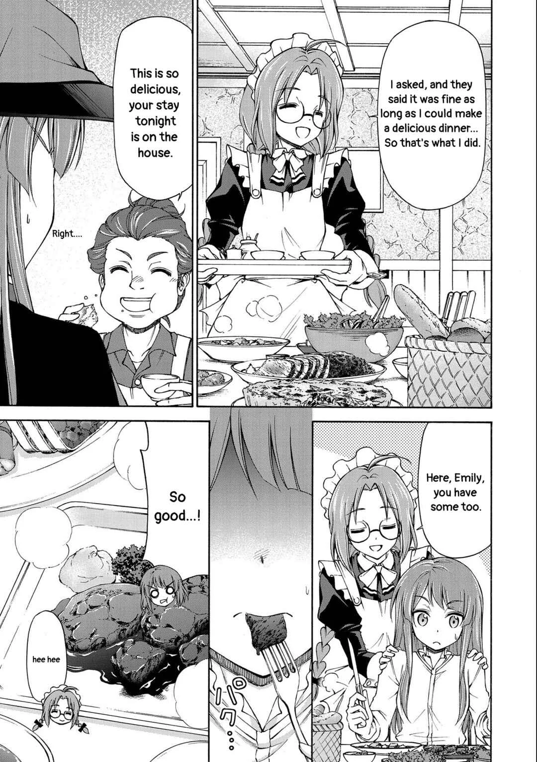 Maid nara Touzen desu. ~Nureginu wo Kiserareta Bannou Maid-san wa Tabi ni Deru Koto ni shimashita.~ Chapter 3 - Page 15