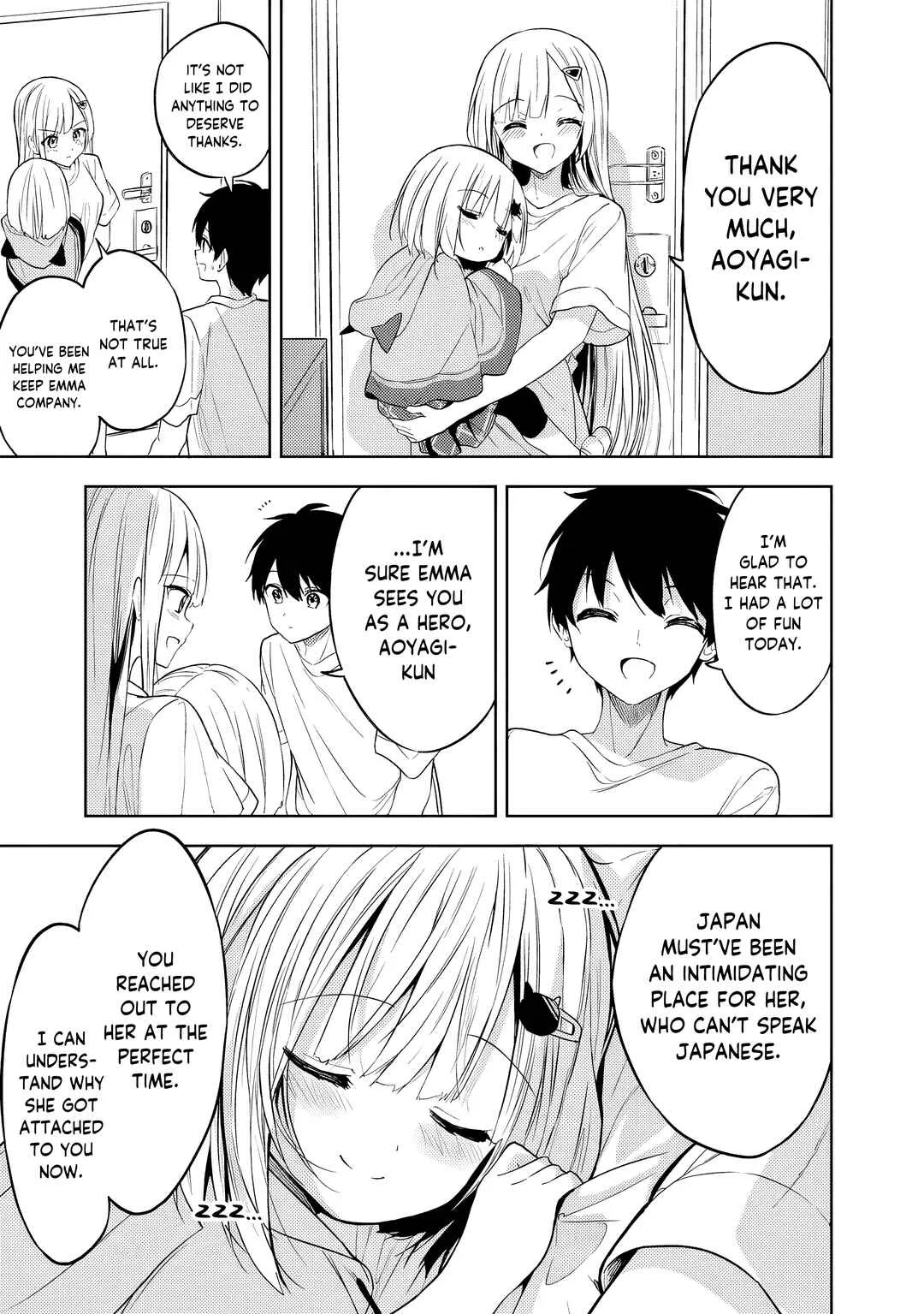 Maigo ni Natteita Youjo wo Tasuketara, Otonari ni Sumu Bishoujo Ryuugakusei ga Ie ni Asobi ni Kuru you ni Natta Ken ni Tsuite Chapter 3 - Page 17