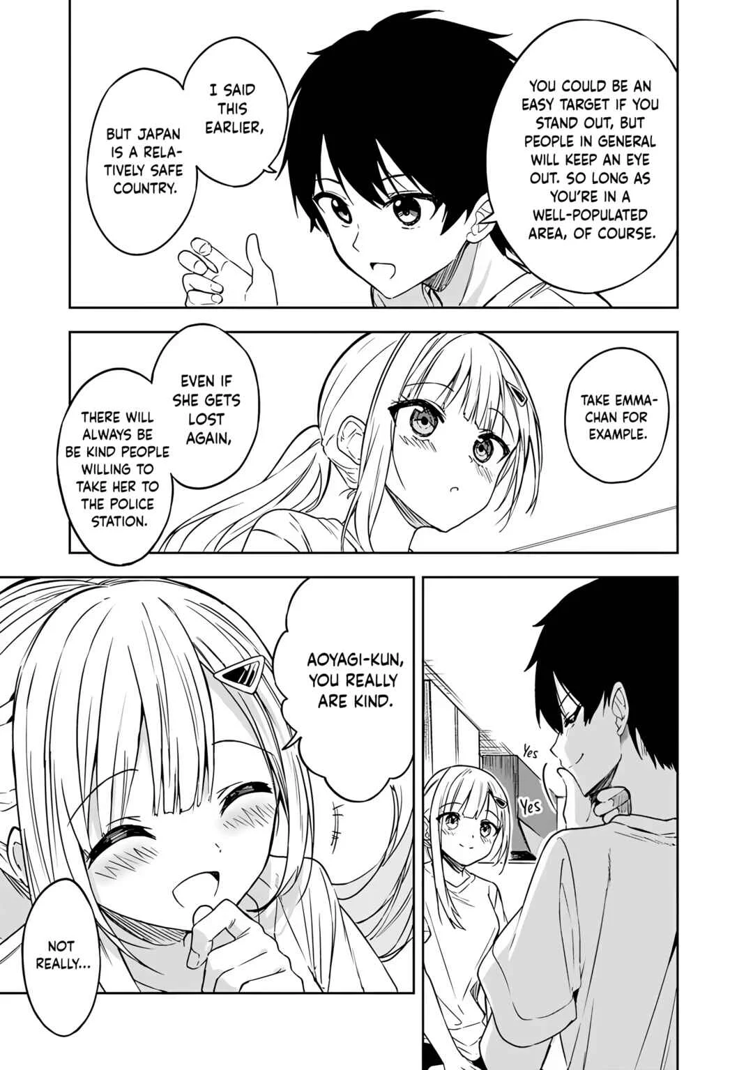 Maigo ni Natteita Youjo wo Tasuketara, Otonari ni Sumu Bishoujo Ryuugakusei ga Ie ni Asobi ni Kuru you ni Natta Ken ni Tsuite Chapter 4 - Page 13