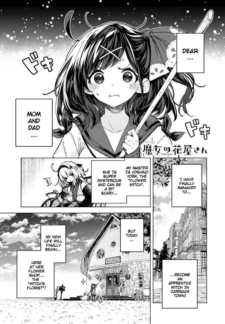 Majo no Hanaya-san Chapter 2: Mimosa - Page 1