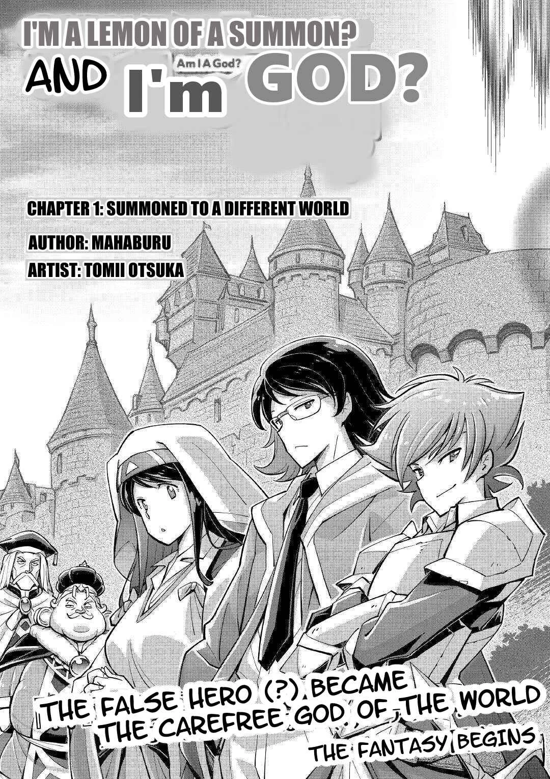 Makikomare Shoukan!? - Soshite Watashi wa "Kami" deshita?? Chapter 1: Summoned to a Different World - Page 3