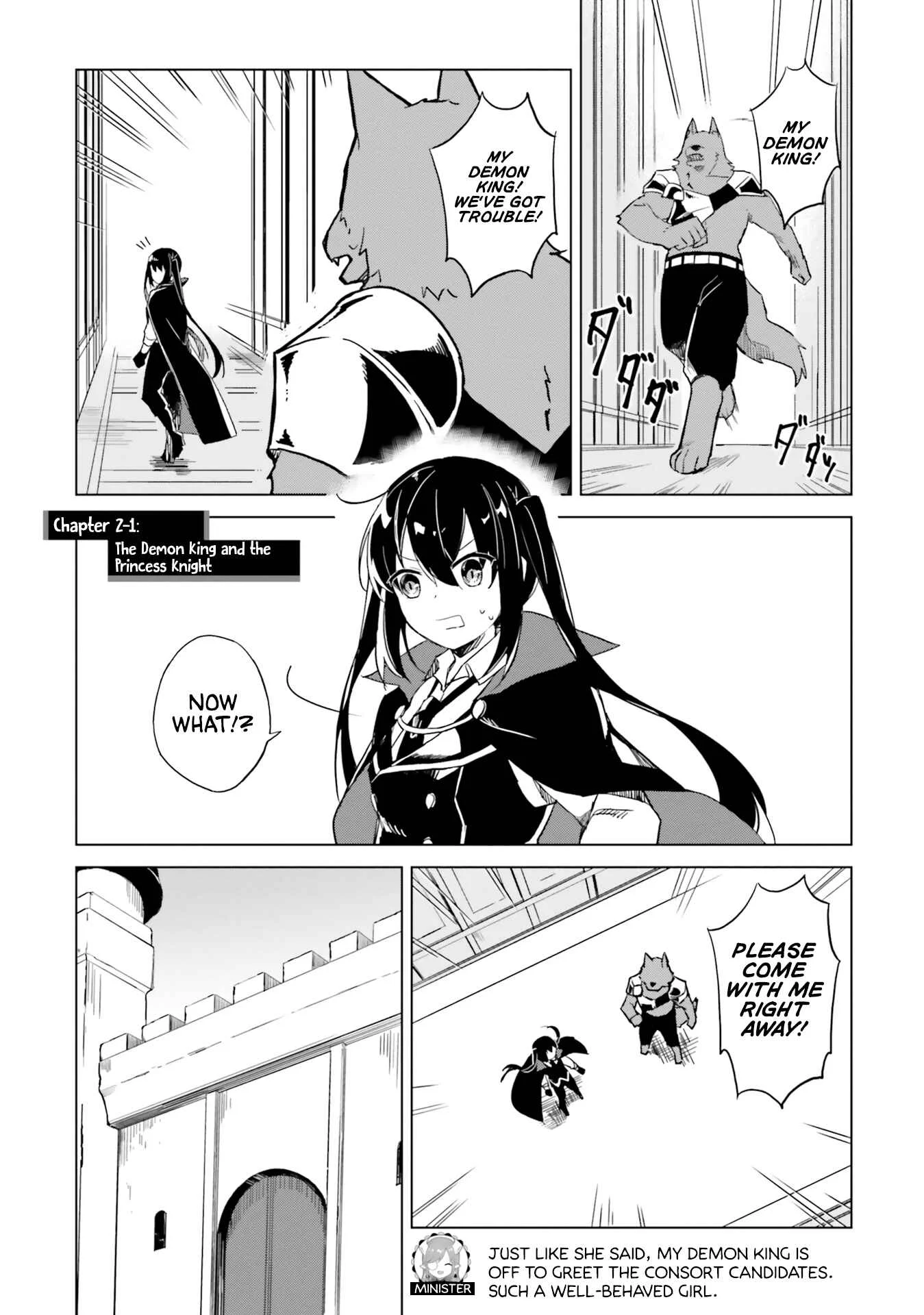 Maou to Yuri Chapter 2.1: The Demon King and the Princess Knight - Page 1