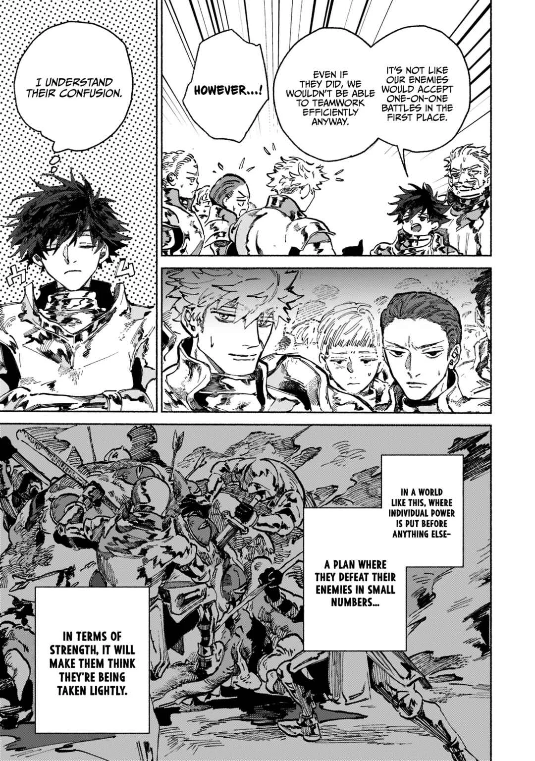 Maou to Yuusha no Tatakai no Ura de Chapter 3: Monster Stampede 2 - Page 4