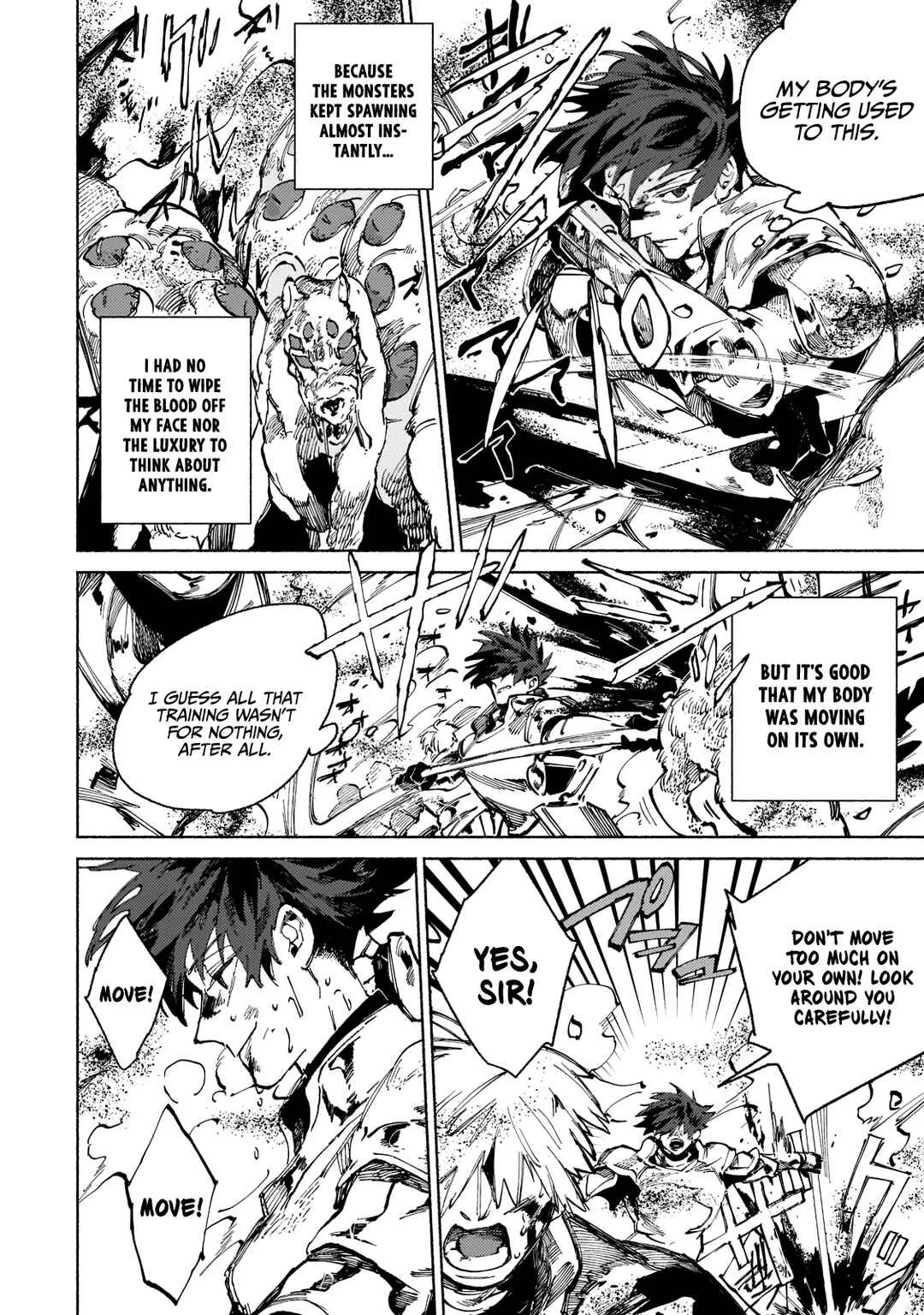 Maou to Yuusha no Tatakai no Ura de Chapter 3: Monster Stampede 2 - Page 12