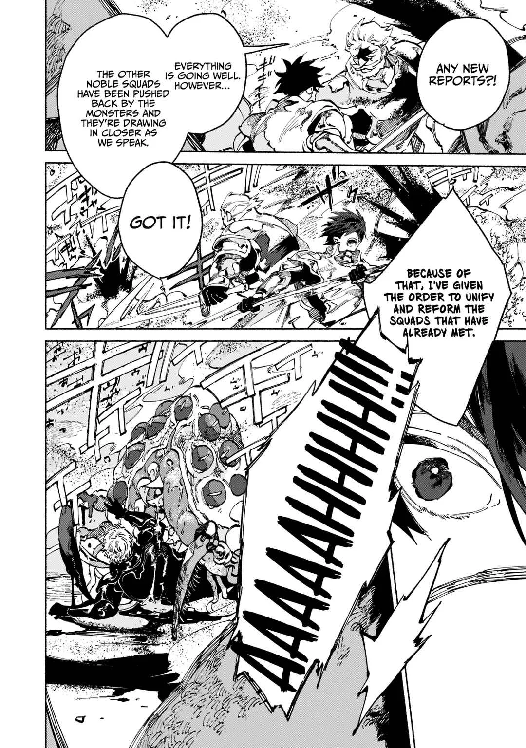 Maou to Yuusha no Tatakai no Ura de Chapter 3: Monster Stampede 2 - Page 16