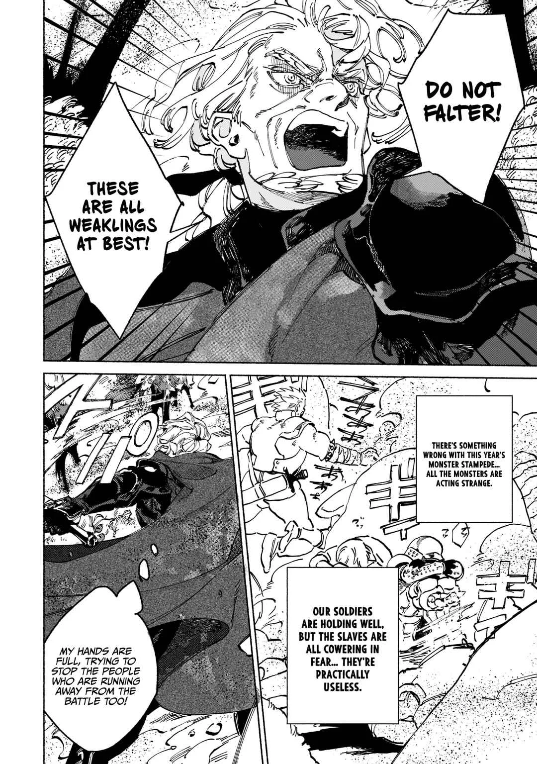 Maou to Yuusha no Tatakai no Ura de Chapter 3: Monster Stampede 2 - Page 22