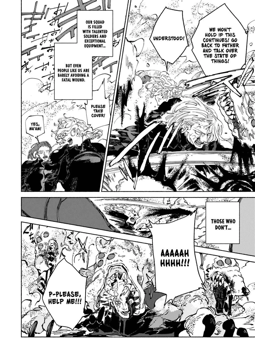 Maou to Yuusha no Tatakai no Ura de Chapter 3: Monster Stampede 2 - Page 26