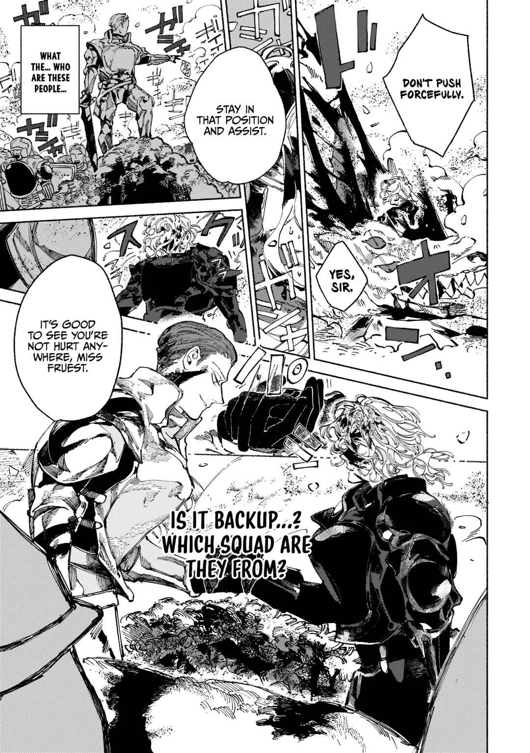 Maou to Yuusha no Tatakai no Ura de Chapter 3: Monster Stampede 2 - Page 31