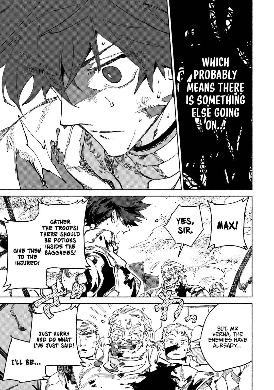 Maou to Yuusha no Tatakai no Ura de Chapter 3: Monster Stampede 2 - Page 37