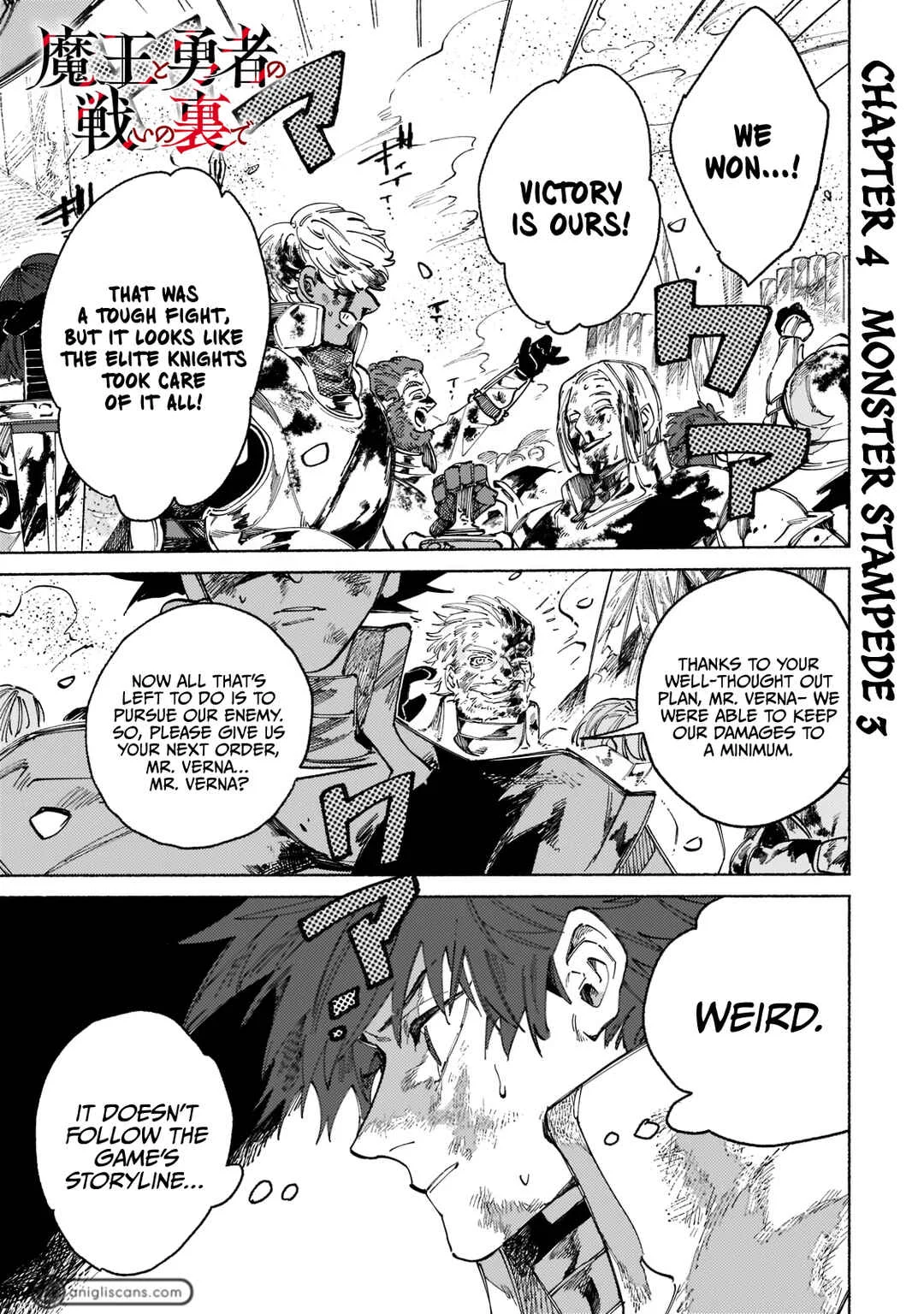 Maou to Yuusha no Tatakai no Ura de Chapter 4: Monster Stampede 3 - Page 2