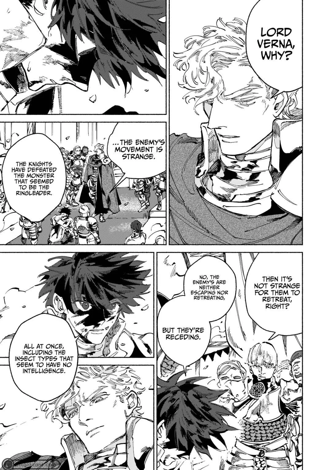 Maou to Yuusha no Tatakai no Ura de Chapter 4: Monster Stampede 3 - Page 14