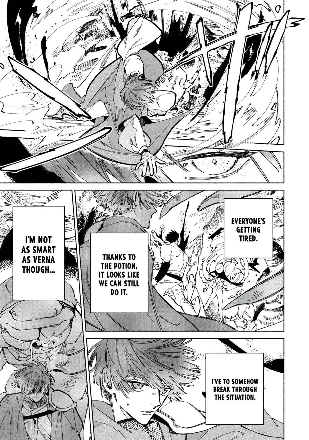 Maou to Yuusha no Tatakai no Ura de Chapter 5: Monster Stampede 4 - Page 34