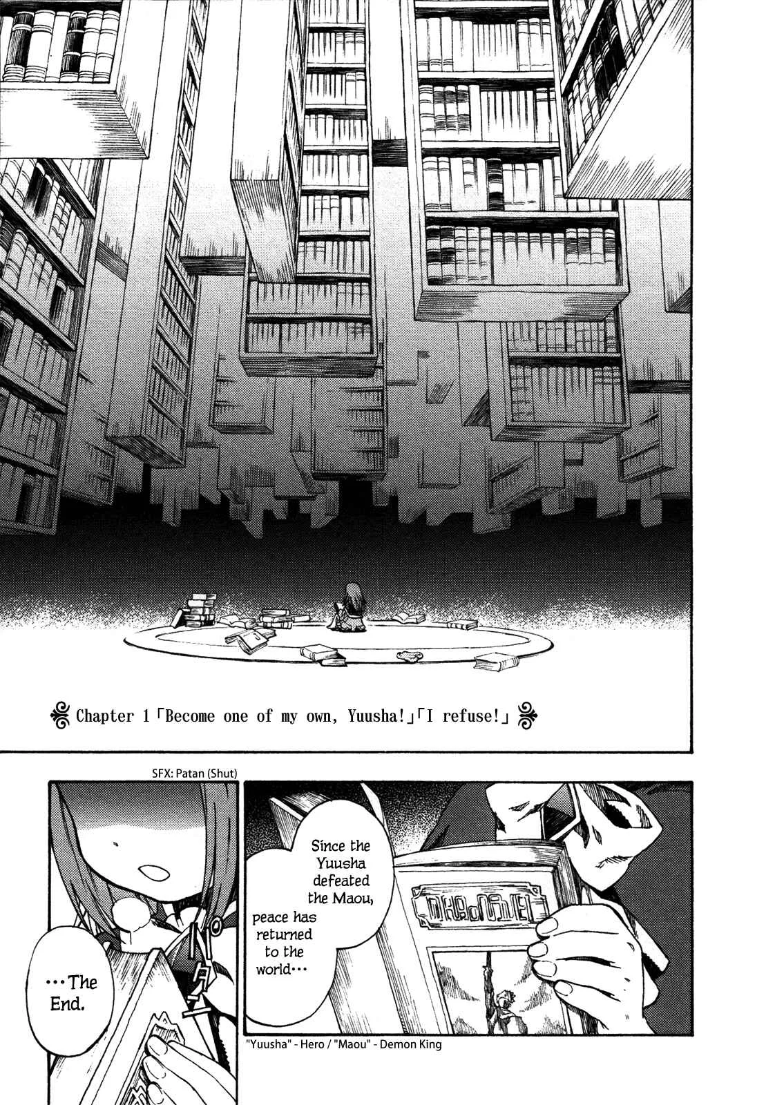 Maoyuu Maou Yuusha Chapter 1: 「Become One of My Own, Yuusha!」 「I Refuse!」 - Page 8
