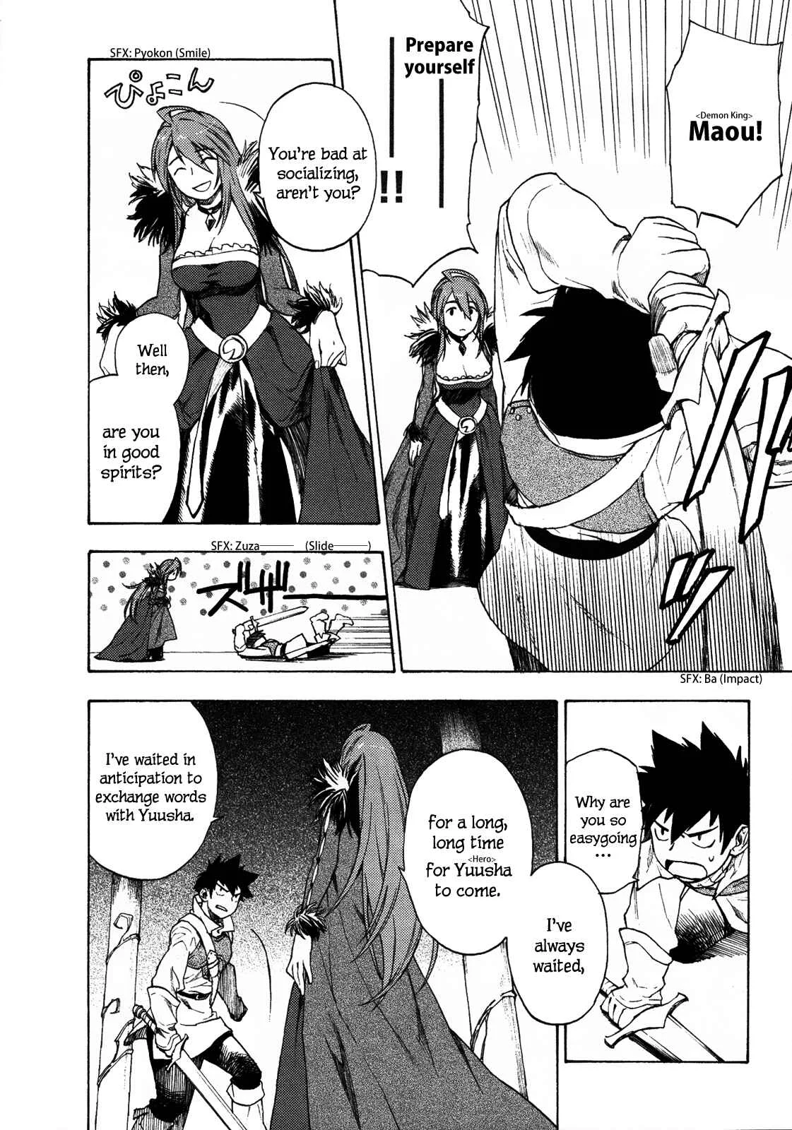 Maoyuu Maou Yuusha Chapter 1: 「Become One of My Own, Yuusha!」 「I Refuse!」 - Page 20