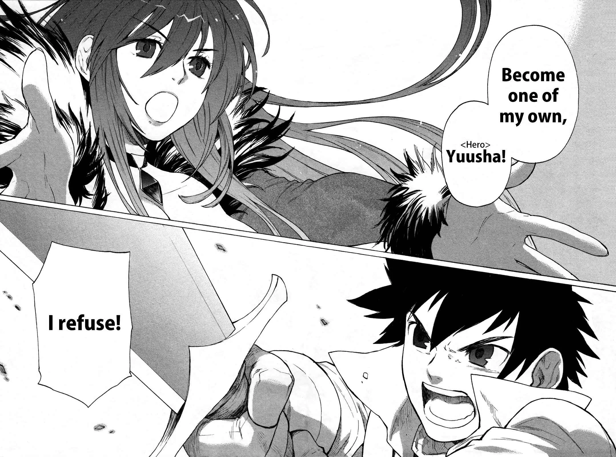 Maoyuu Maou Yuusha Chapter 1: 「Become One of My Own, Yuusha!」 「I Refuse!」 - Page 22