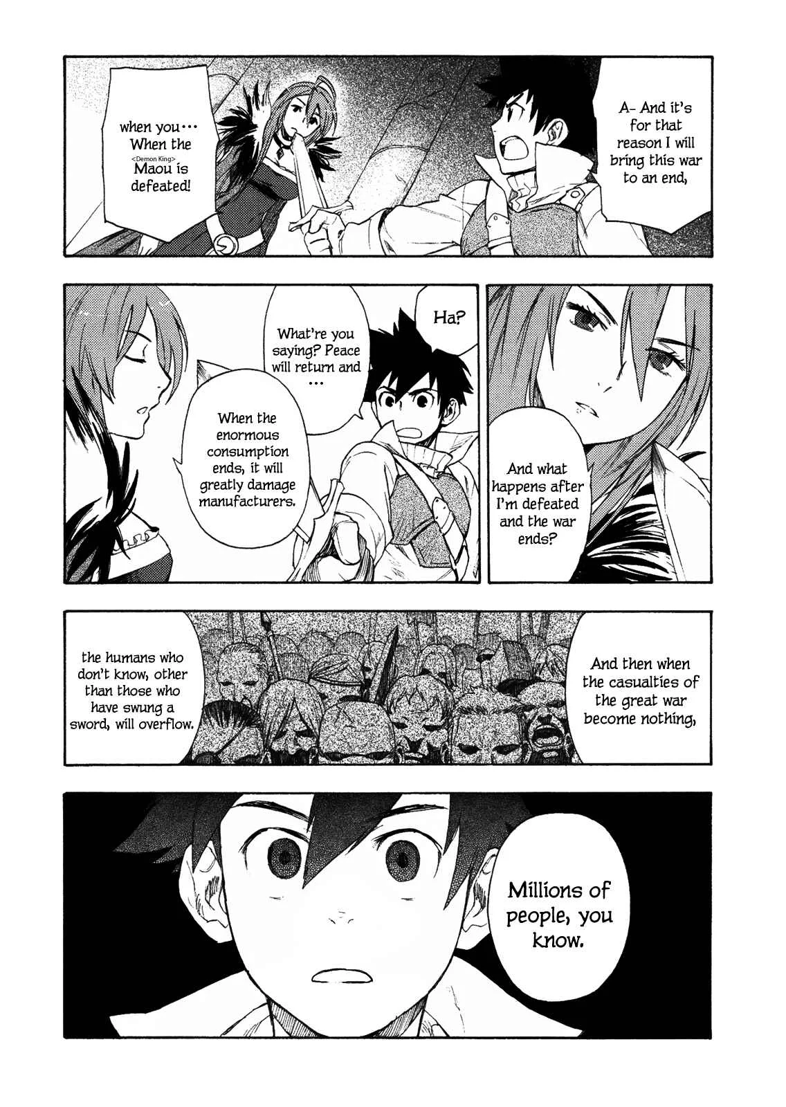 Maoyuu Maou Yuusha Chapter 1: 「Become One of My Own, Yuusha!」 「I Refuse!」 - Page 32