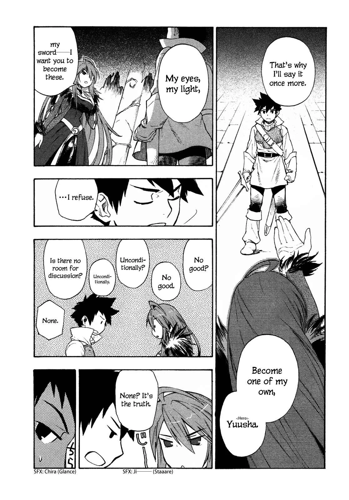 Maoyuu Maou Yuusha Chapter 1: 「Become One of My Own, Yuusha!」 「I Refuse!」 - Page 37