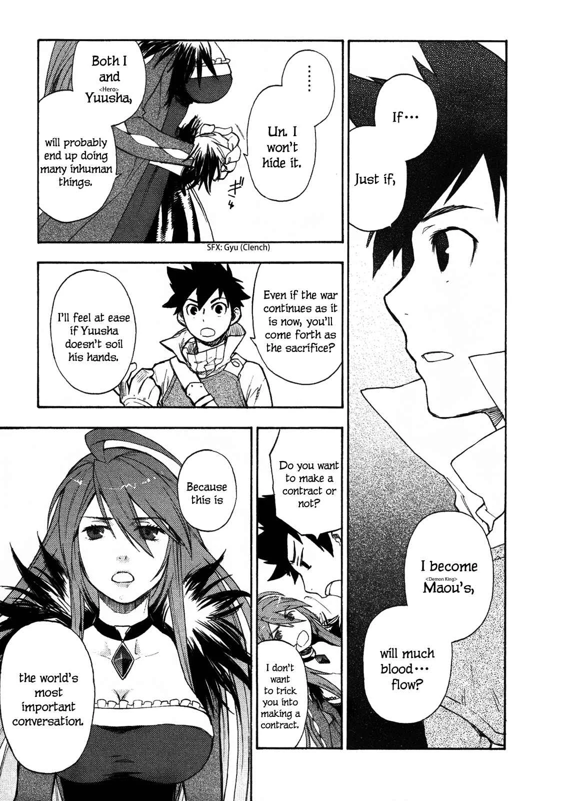 Maoyuu Maou Yuusha Chapter 1: 「Become One of My Own, Yuusha!」 「I Refuse!」 - Page 42