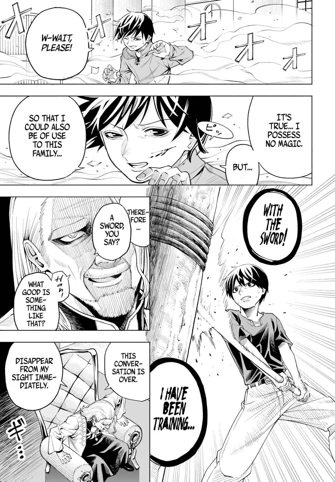 Maryoku Zero no Ochikobore, Jusatsu no Youtou ni Erabareru. Chapter 1: The Zero-Magic Dropout is Chosen by the Cursed Sword - Page 8