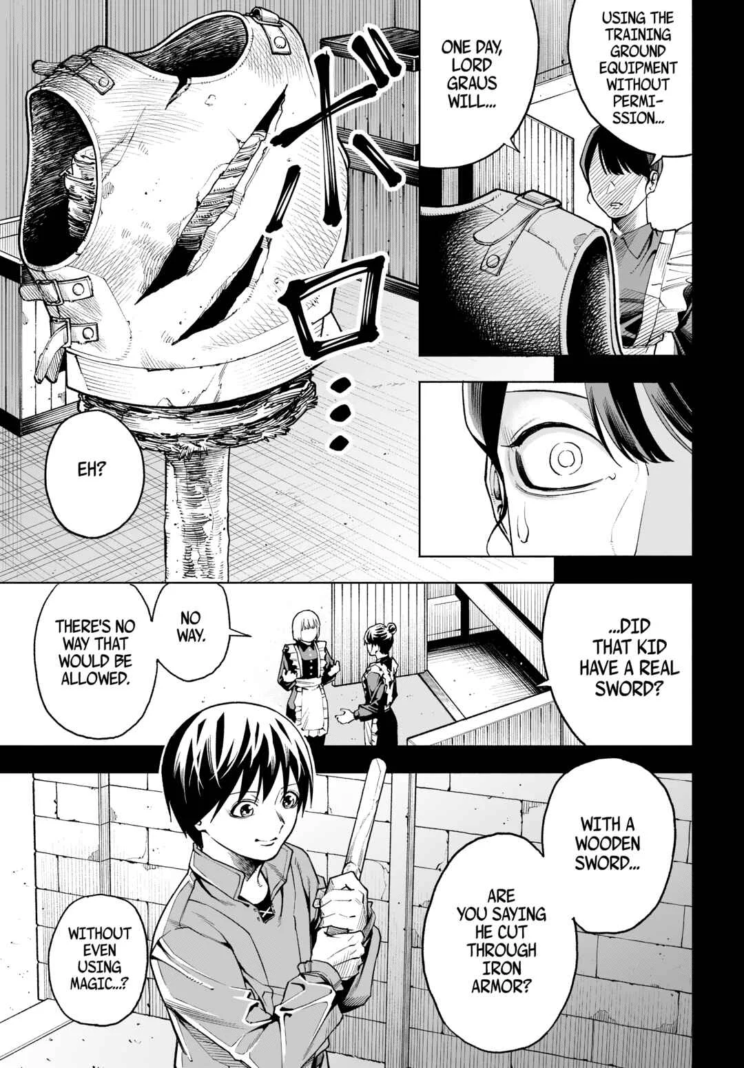 Maryoku Zero no Ochikobore, Jusatsu no Youtou ni Erabareru. Chapter 1: The Zero-Magic Dropout is Chosen by the Cursed Sword - Page 14