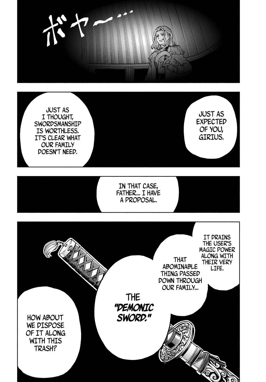 Maryoku Zero no Ochikobore, Jusatsu no Youtou ni Erabareru. Chapter 1: The Zero-Magic Dropout is Chosen by the Cursed Sword - Page 25